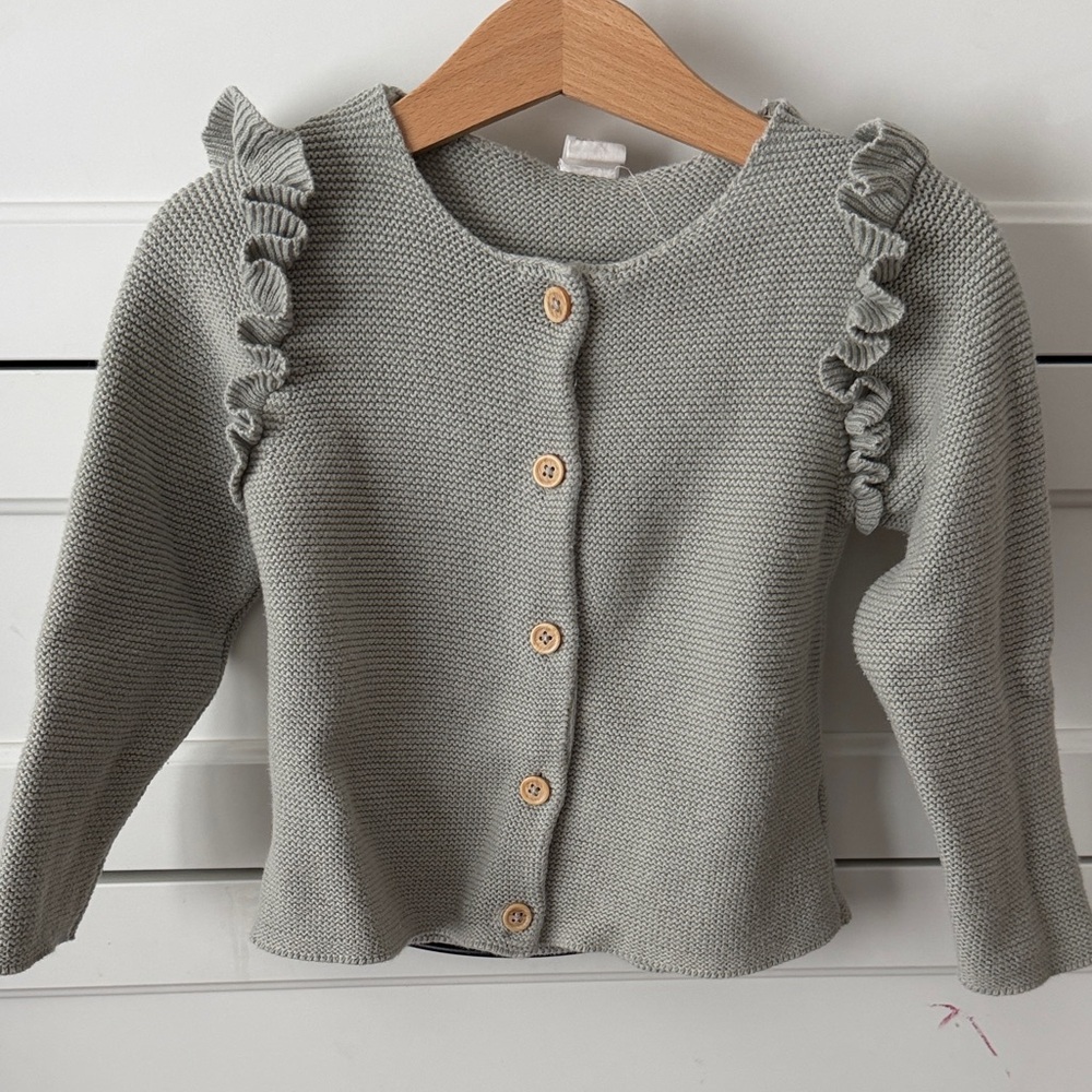 H&M Light Gray Knit Cardigan